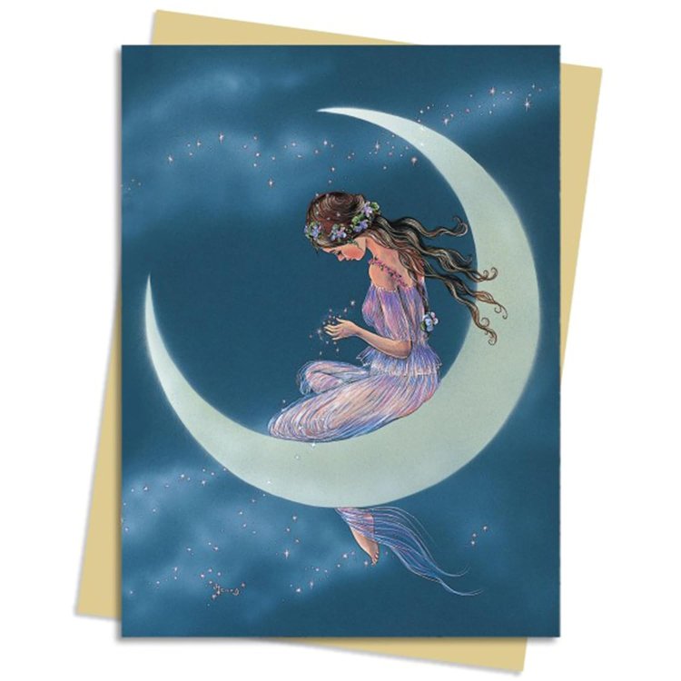 Jean & Ron Henry: Moon Maiden Greeting Card