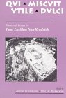 Qui Miscuit Utile Dulci: Fetschrift Essays for Paul Lachlan Mackendrick