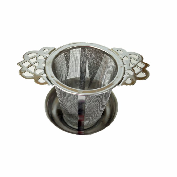 Mesh Filigree Teafilter w/bowl