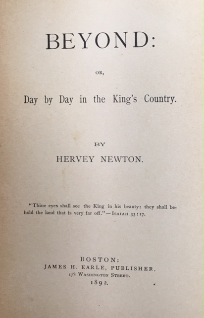 Beyond or Day By Day in the King's Country