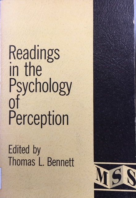 Readings in the Psychology of Perception