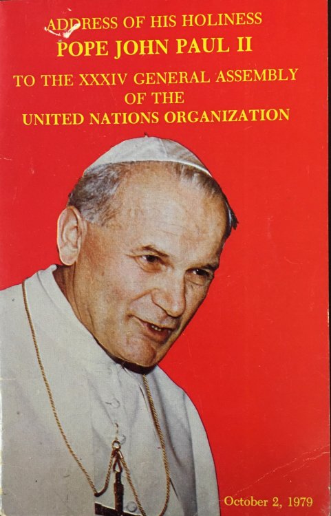 Address of His Holiness Pope John Paul II to the XXXIV General Assembly of the United Nations Organization, October 2, 1979