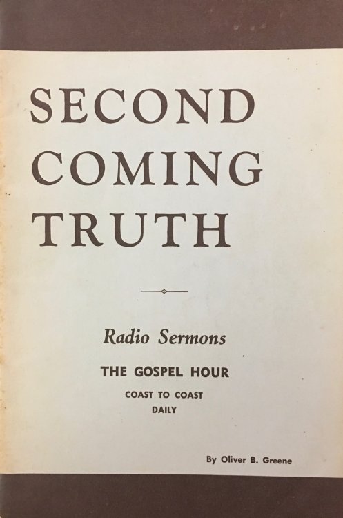 Second Coming Truth - Radio Sermons