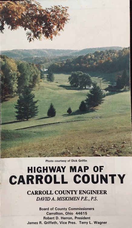 Highway Map of Carroll County [Ohio]