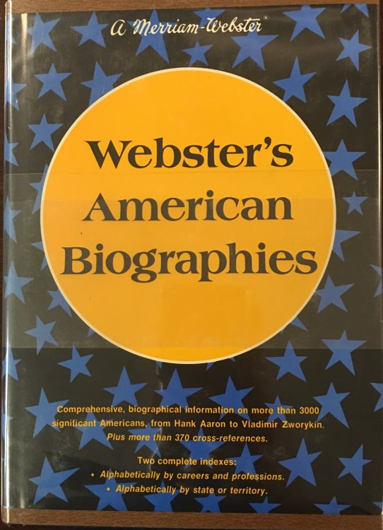 Webster's American Biographies