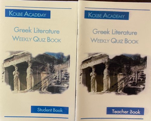 Greek Literature: Weekly Quiz Book (Teacher and Student Study Guide Books)
