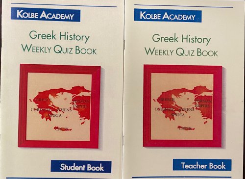Greek History: Weekly Quiz Book (Teacher and Student Book)