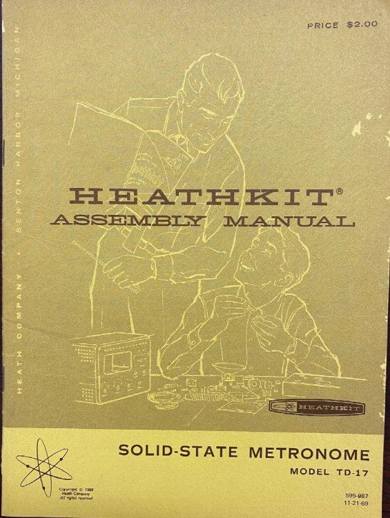 Heathkit Assembly and Operation of the Solid-Stone Metronome Model TD-17 (595-987)