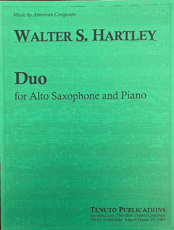 Duo for Alto Saxophone and Piano