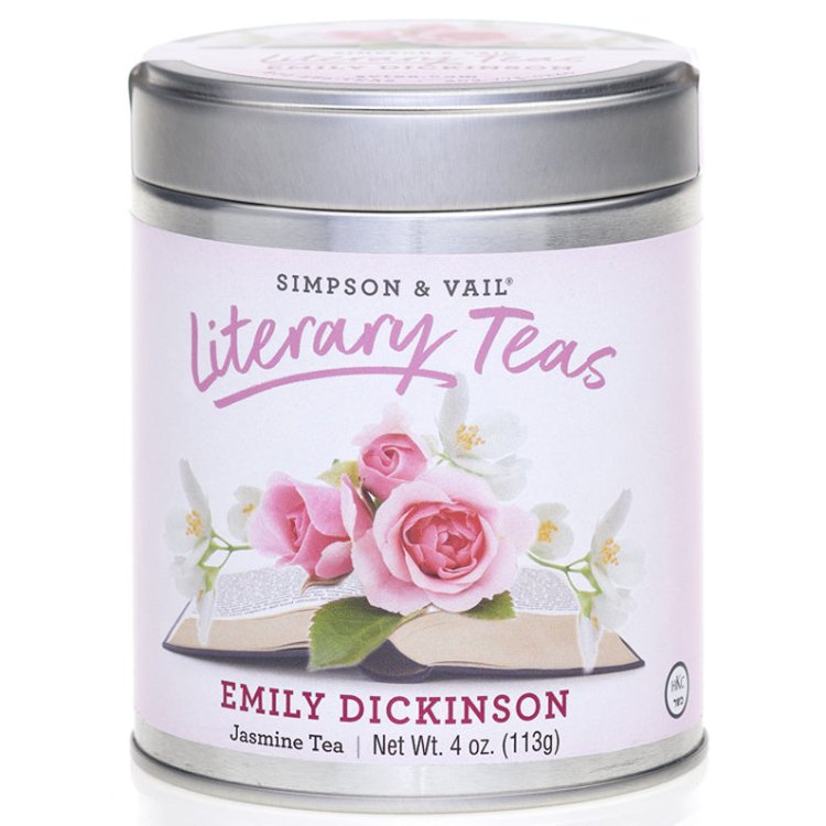 Emily Dickinson Jasmine Tea Blend: 4oz Tin