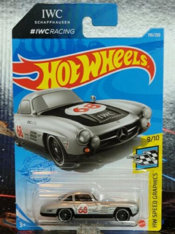2021 Hot Wheels #196 Silver Mercedes-Benz 300 SL Nice Brand New Package
