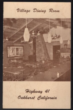 Village Dining room meu