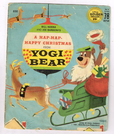 Frank Milano ‎ Have A Hap-Hap-Happy Christmas From Yogi Bear Label: Golden Records (2) ‎ 650, Golden Records (2) ‎ FF650 Format: Vinyl, 7