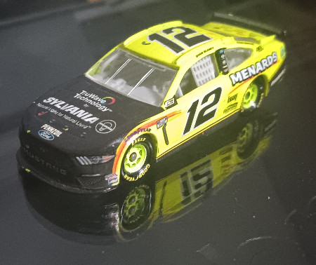 RYAN BLANEY #12 SYLVANIA Nascar Authentics 2021 WAVE RW2 WINNER MUSTANG