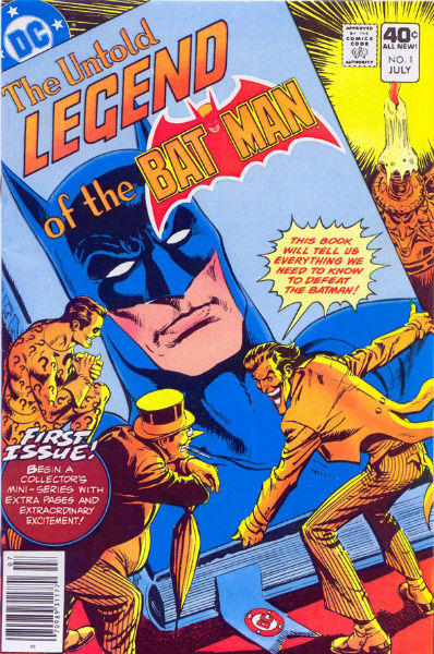 Untold Legend of the Batman (1980)#! thru #3 a 3 comic set!