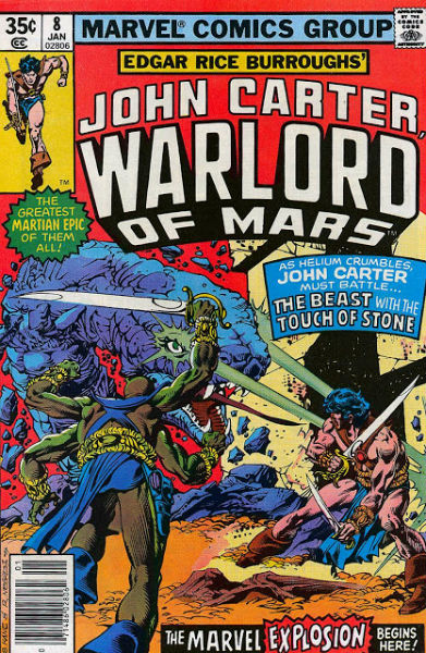 John Carter, Warlord of Mars Vol. 1 #8 (1977-1979) Marvel Comics