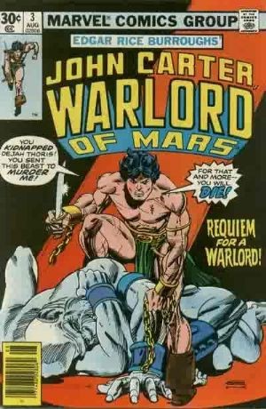JOHN CARTER, WARLORD OF MARS #2 thru #6