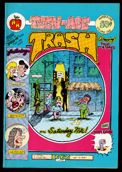 Teen Age Trash Comic No 1 Vol 1 by Michael Krueger 1972 Adams Apple