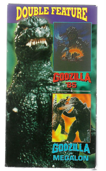 Godzilla Double Feature : Godzilla 1985 & Megalon (VHS,1996) Raymond Burr