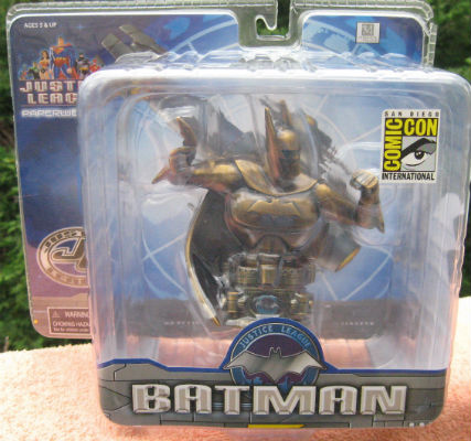 Justice League: Batman SDCC Exclusive Mini Brass Paperweight