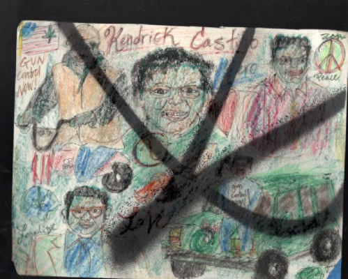 Street Art honoring Kendrick Castille