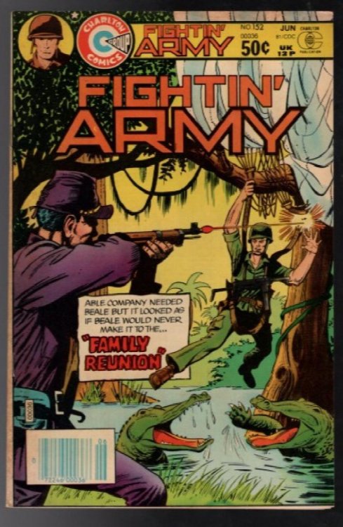 Fightin' Army #152 1981 Bronze Age Charlton War Comic