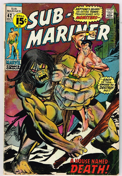 Sub-mariner #42,oct.,1971 