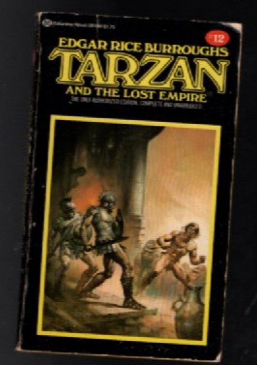 Tarzan and the Lost Empire #12 by Edgar Rice Burroughs 1976 Ballantine Paperback