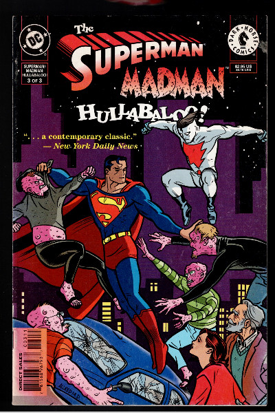 The Superman Madman Hullabaloo 3 August 1997 DC Comics / Dark Horse Comics