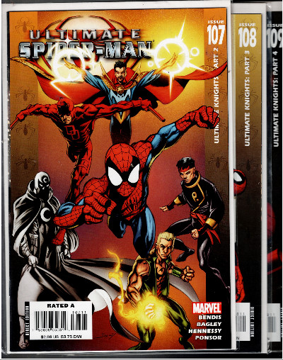 Ultimate Spider-Man #107,#108 and #109