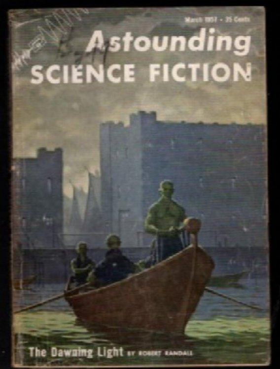 Astounding Science Fiction March 1957 Poul Anderson Robert Randall Asimov Pulp