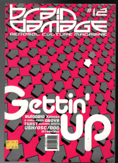 Brain Damage Aerosol Culture Magazine #12 2004 RARE graffiti street art Poland