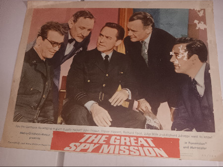1965 THE GREAT SPY MISSION Original 14x11
