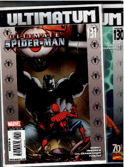 Ultimate Spider-man #130 ,#131, #132 and #133