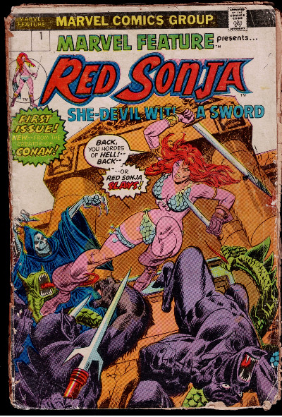 Marvel Feature #2 1975 Philippines Red Sonja English Edition!