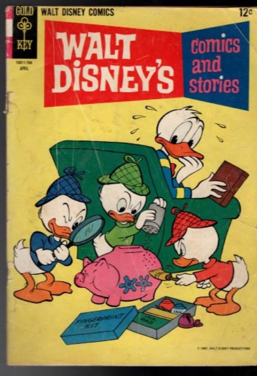 Walt Disney's Comics & Stories 1967 Gold Key Comic Book Donald Duck #7 and #9 VOL 27