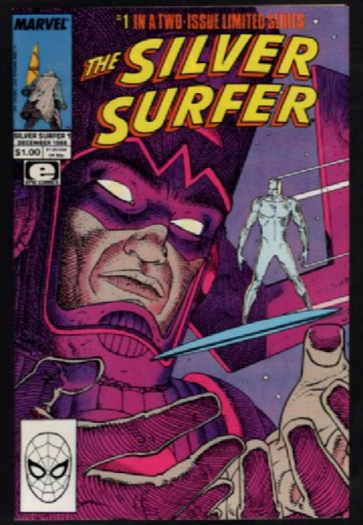 The Silver Surfer #1 (Dec 1988, Marvel) Direct Edition