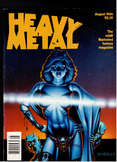 HEAVY METAL ILLUSTRATED FANTASY MAGAZINE AUGUST 1984