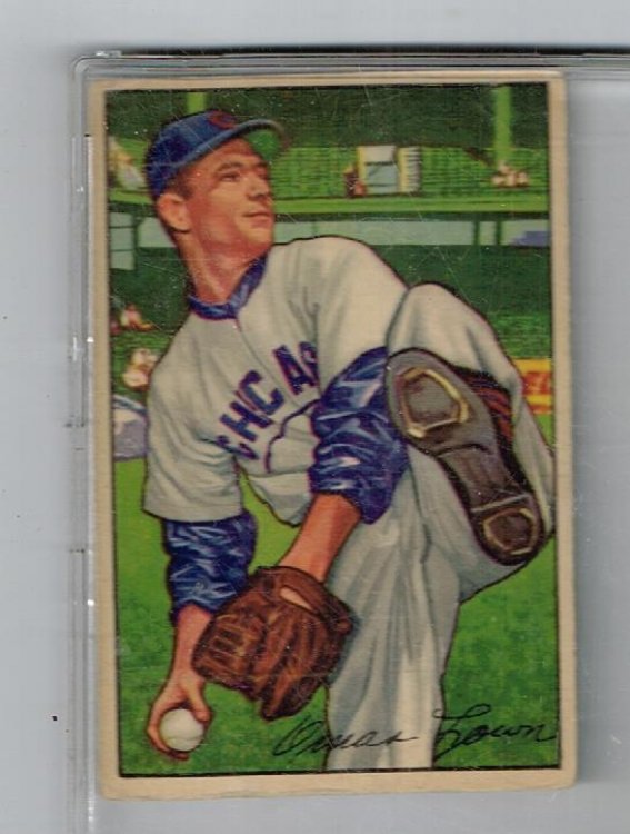1952 BOWMAN OMAR LOWN CARD NO:16 NEAR MINT