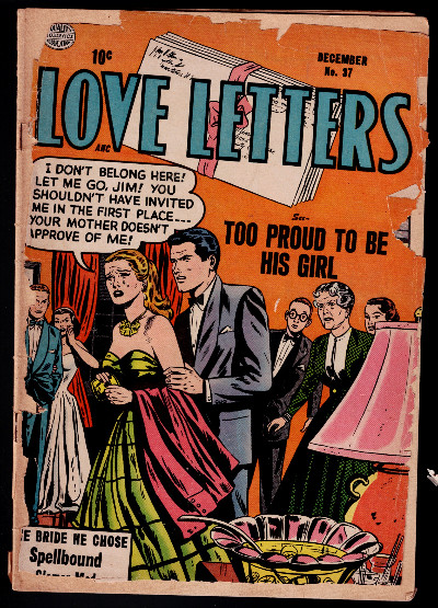 Love Letters 37 Quality Comics Nov. 1955 Gold Age 10