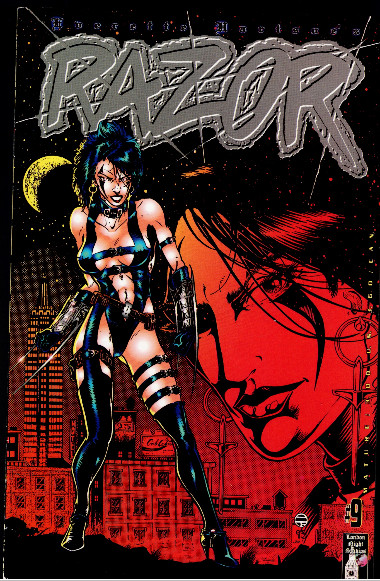 Vintage London Night Studios Razor Comic Book #9 (1994) Horror