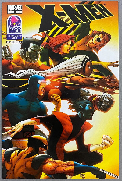 X-MEN 1 TACO BELL EXCLUSIVE COLLECTOR EDITION (2011, MARVEL COMICS)
