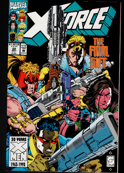 X-Force #22, #23 and #24 Comic Books 1993 Marvel Comics