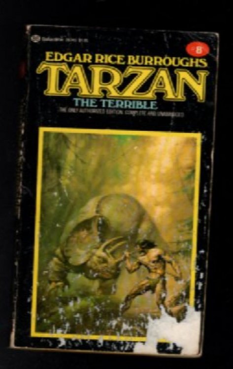 Edgar Rice Burroughs Tarzan The Terrible 8 Boris Vallejo Vintage Paperback
