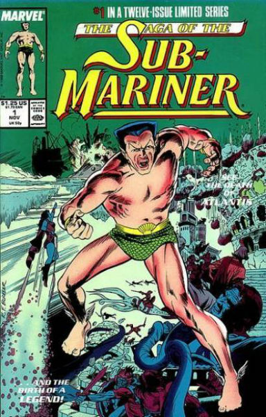 Saga of the Sub-Mariner (1988)#1,#2 and #6 of a 12 issue series