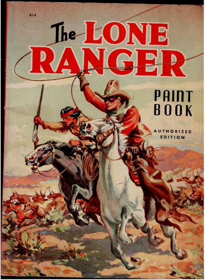 The Lone Ranger Paint book