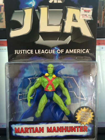1998 Hasbro JLA Martian Manhunter action figure unopened