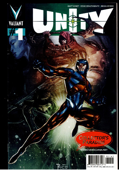 UNITY (2013) #1 COLLECTOR'S PARADISE EXCLUSIVE VARIANT VEI VALIANT COMICS