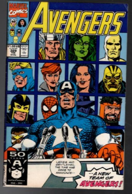 Avengers #329 1991 VF Larry Hama Paul Ryan Marvel Comic Book She-Hulk ComicsOpens in a new window or tab