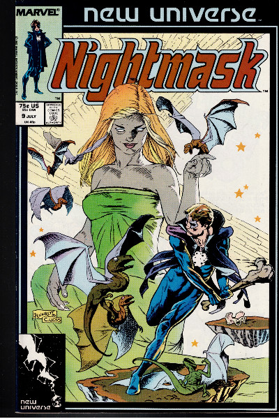 Nightmask #9, #11, #12 ,New Universe (1987 Marvel Comics)